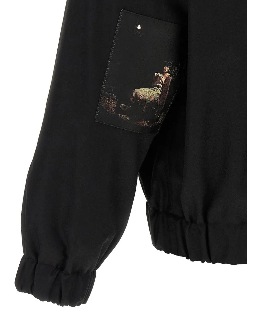Undercover Black Cindy Sherman Patch Bomber Jacket for men