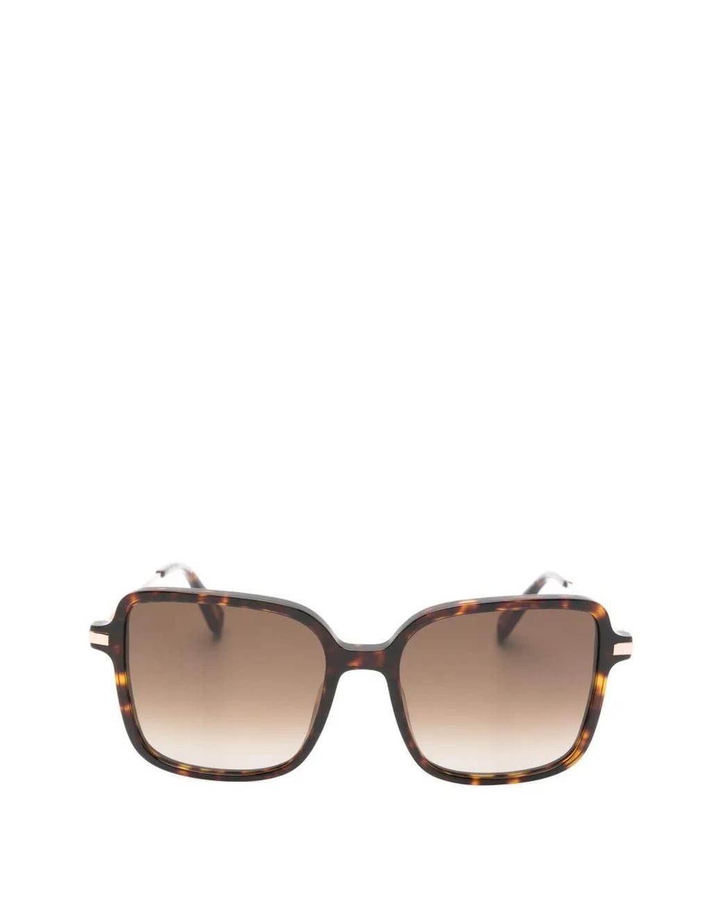 Zadig & Voltaire Natural Tortoiseshell-Effect Square-Frame Sunglasses