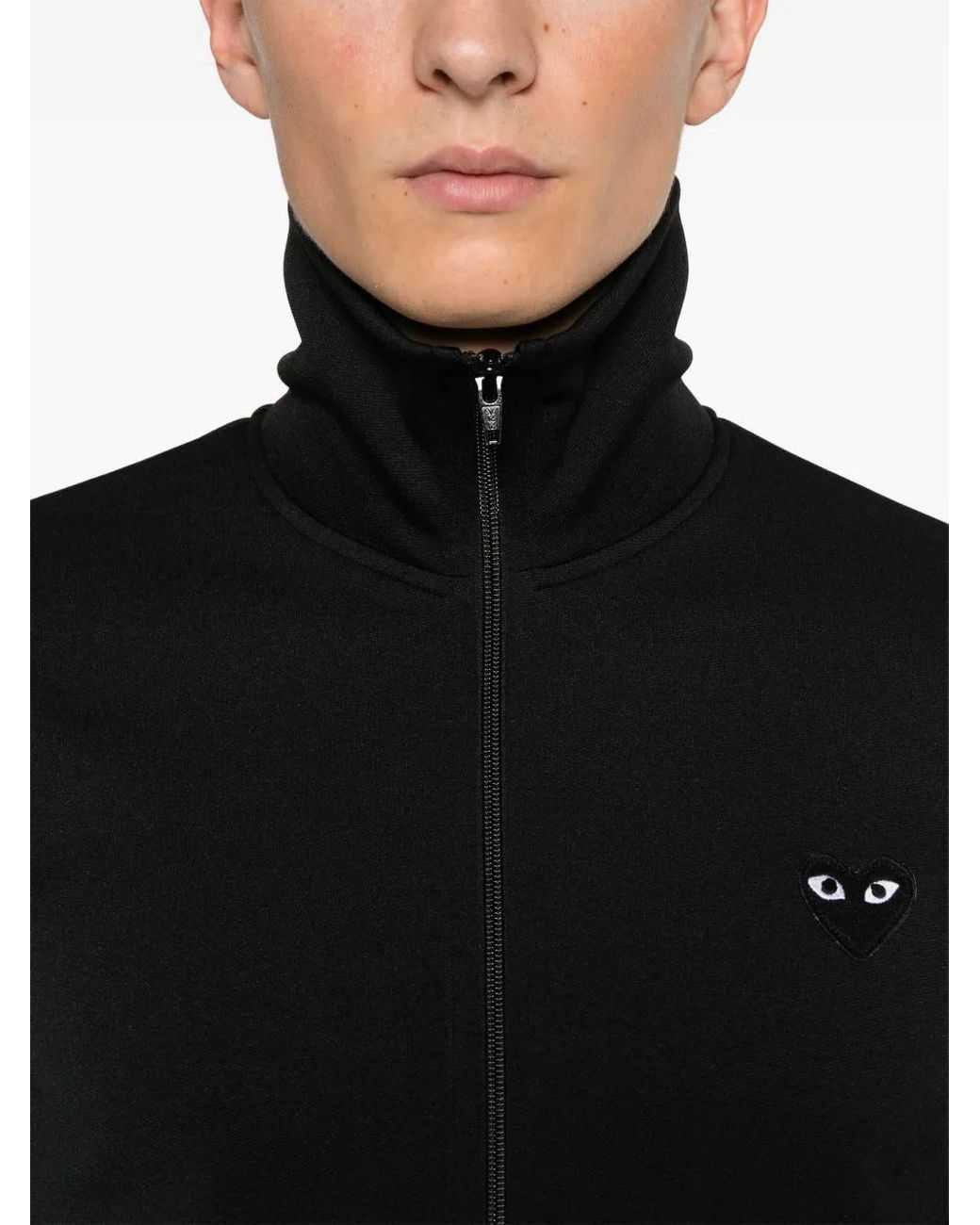 COMME DES GARÇONS PLAY Jersey Trainingsjack in het Black