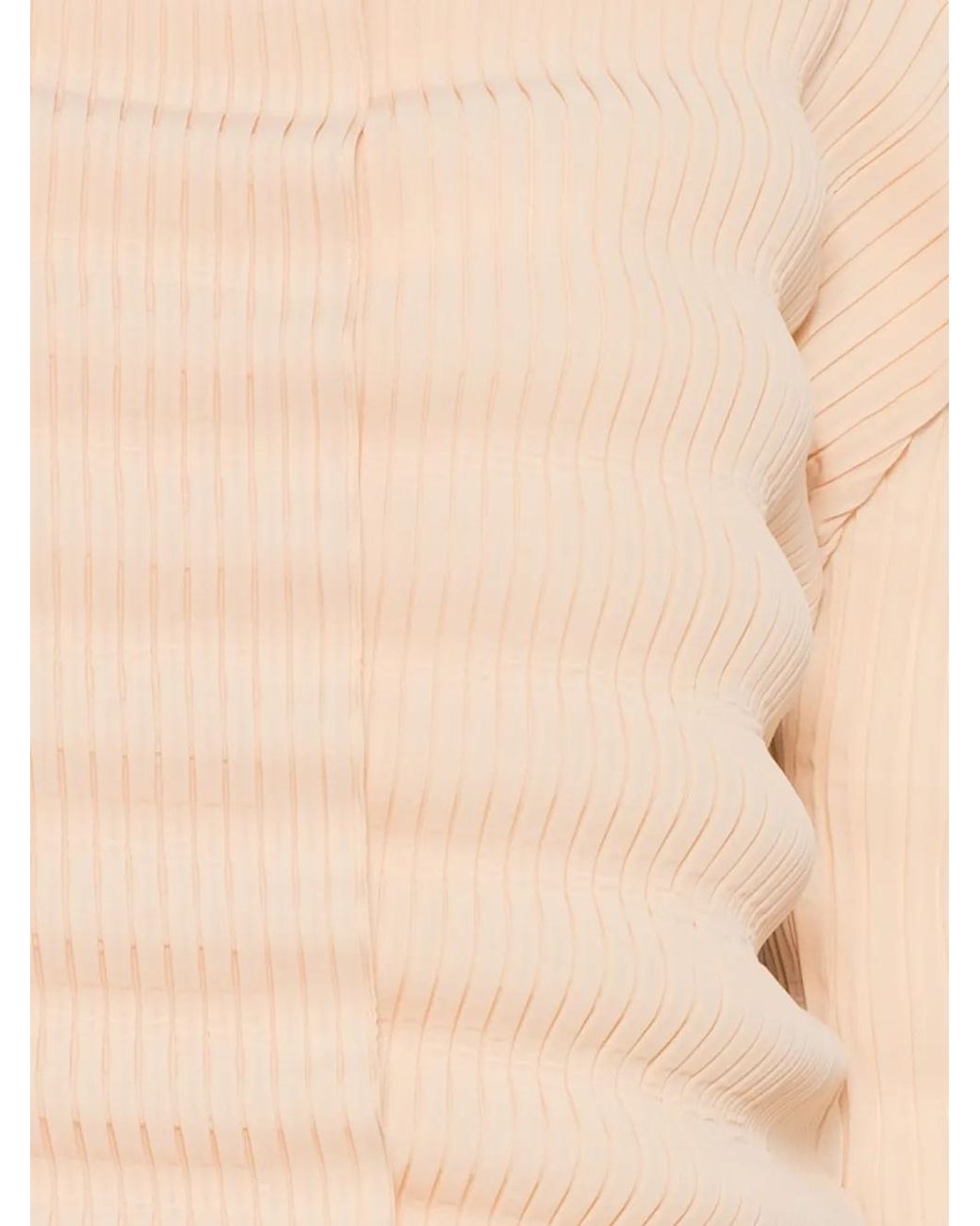 Surf Pattern Shirts Issey Miyake Spring Pleats Wave-Pattern Jacket in Natural | Lyst