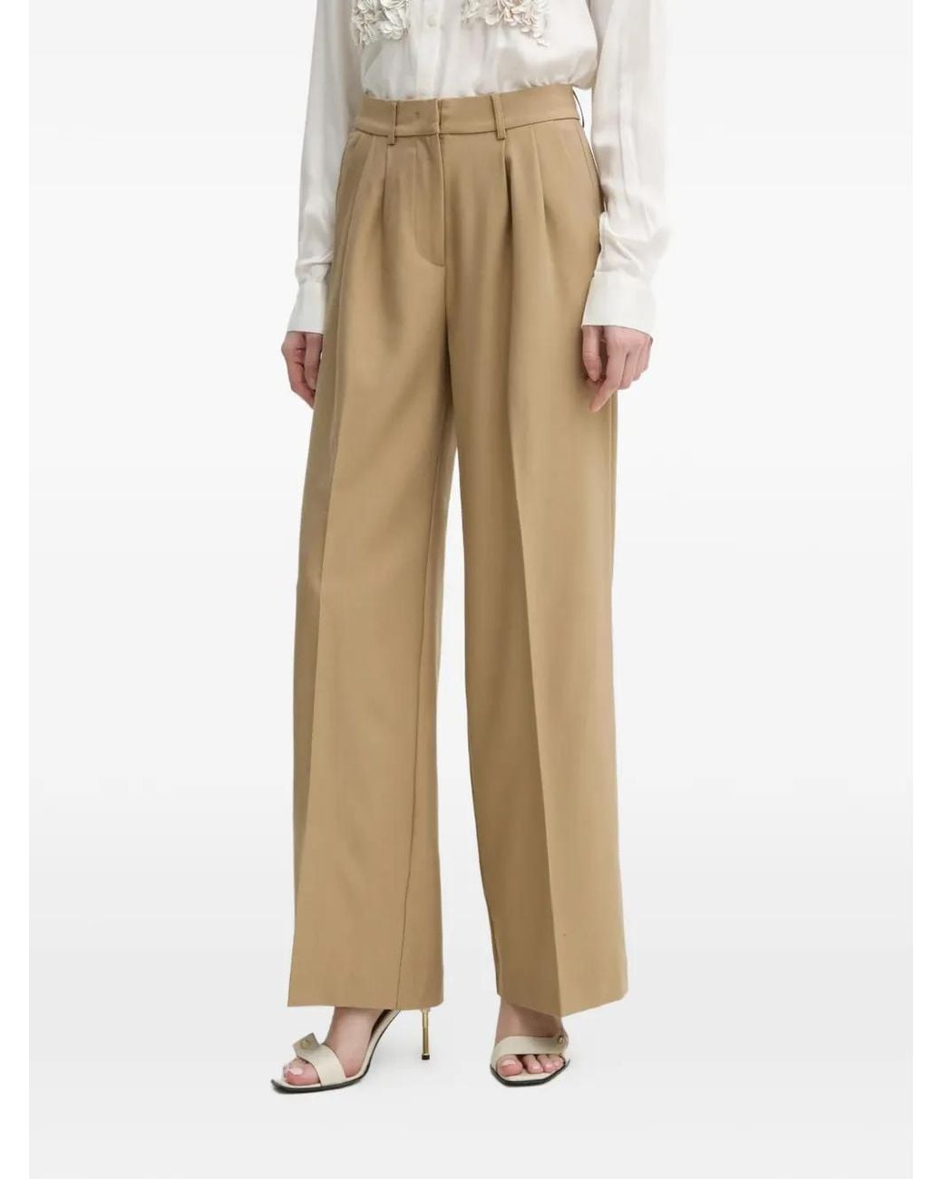 Day Birger et Mikkelsen Natural Pleated Trousers