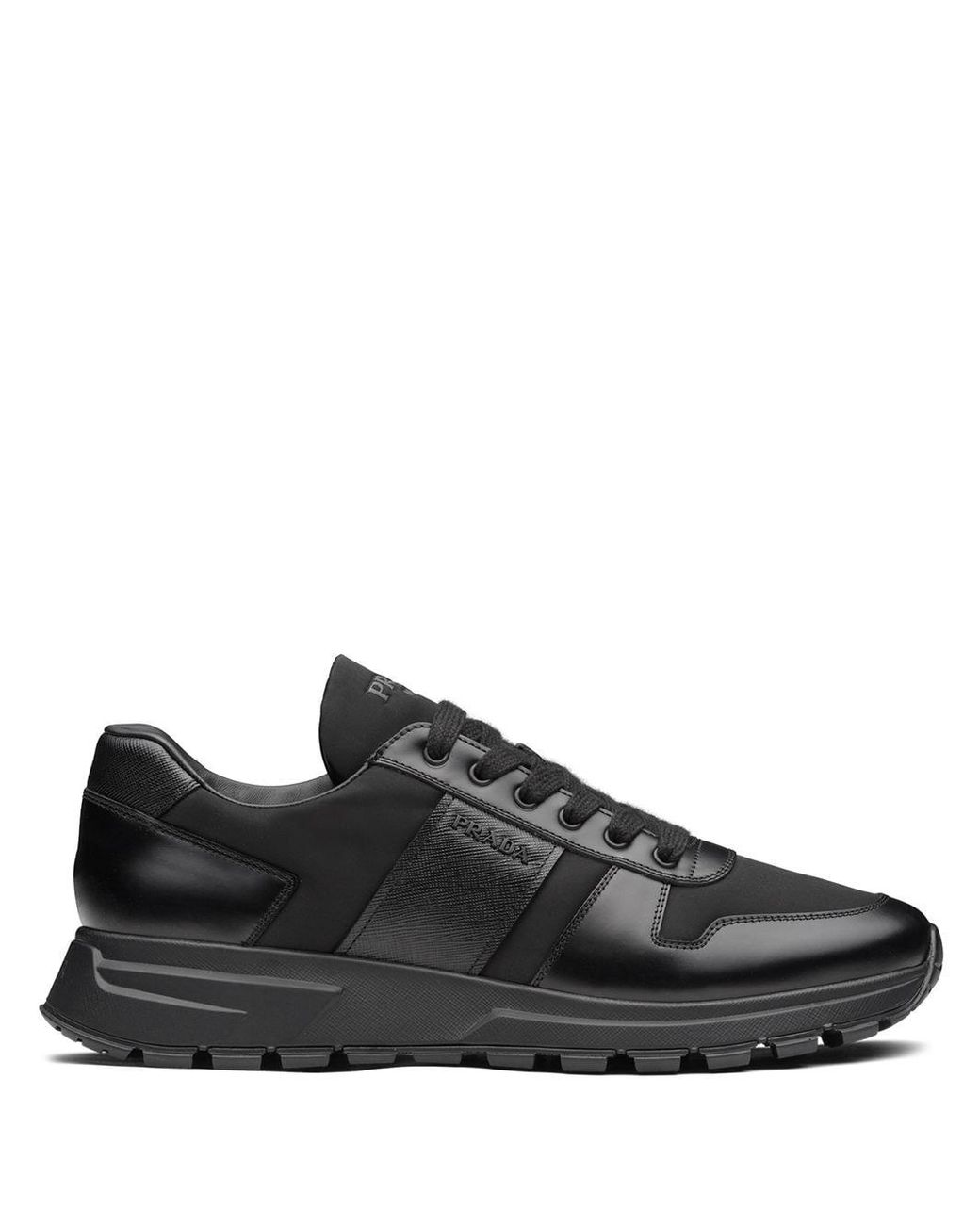 prada prax 01 sneakers black
