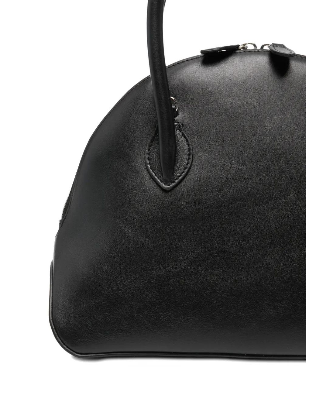 Liffner Black Dome Zipped Tote Bag