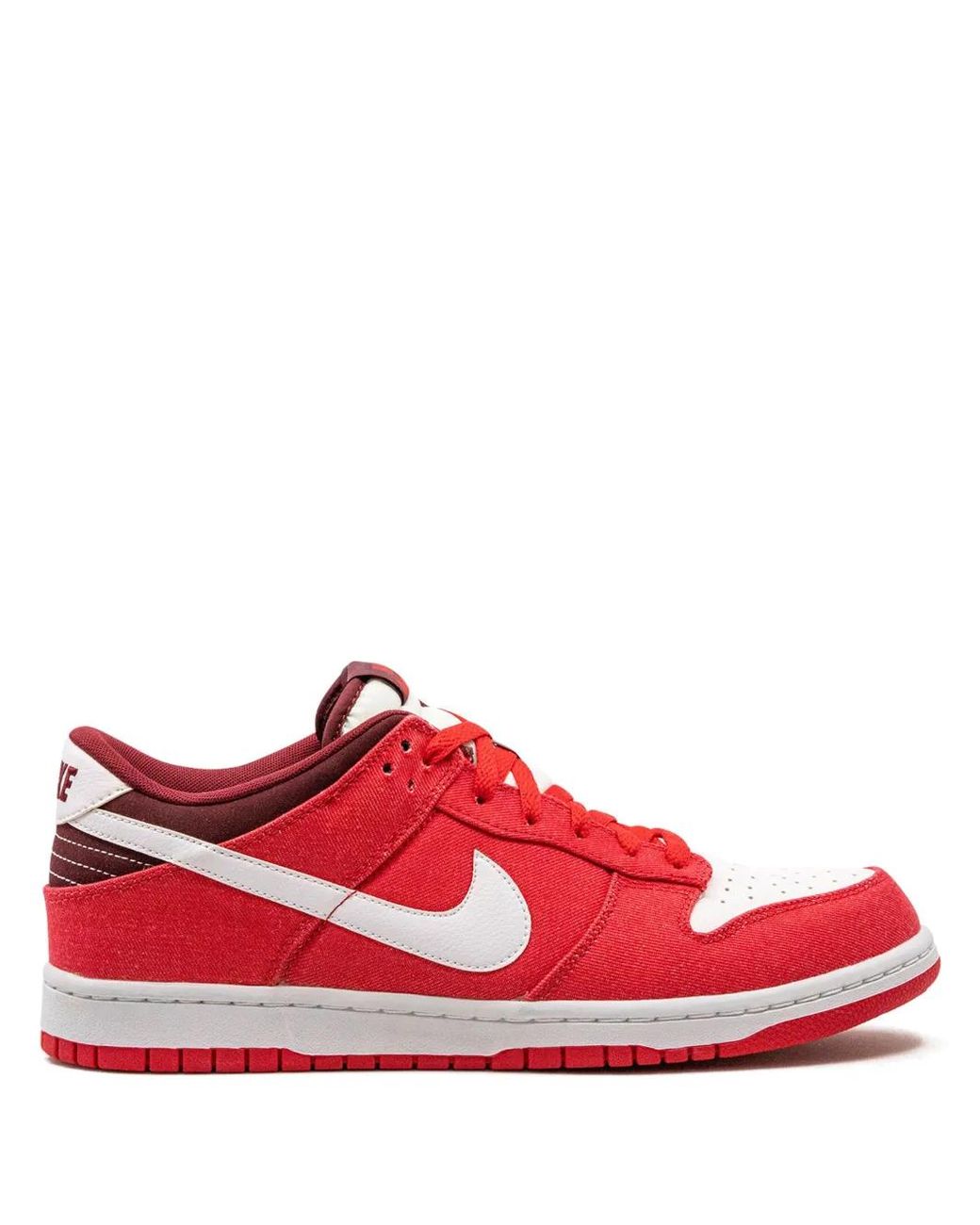 Nike Red Dunk Low "Hyper" Sneakers