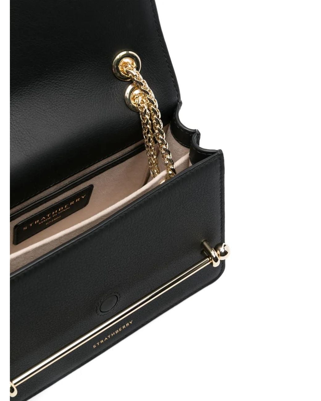 Strathberry Gray Mini East/West Cross Body Bag