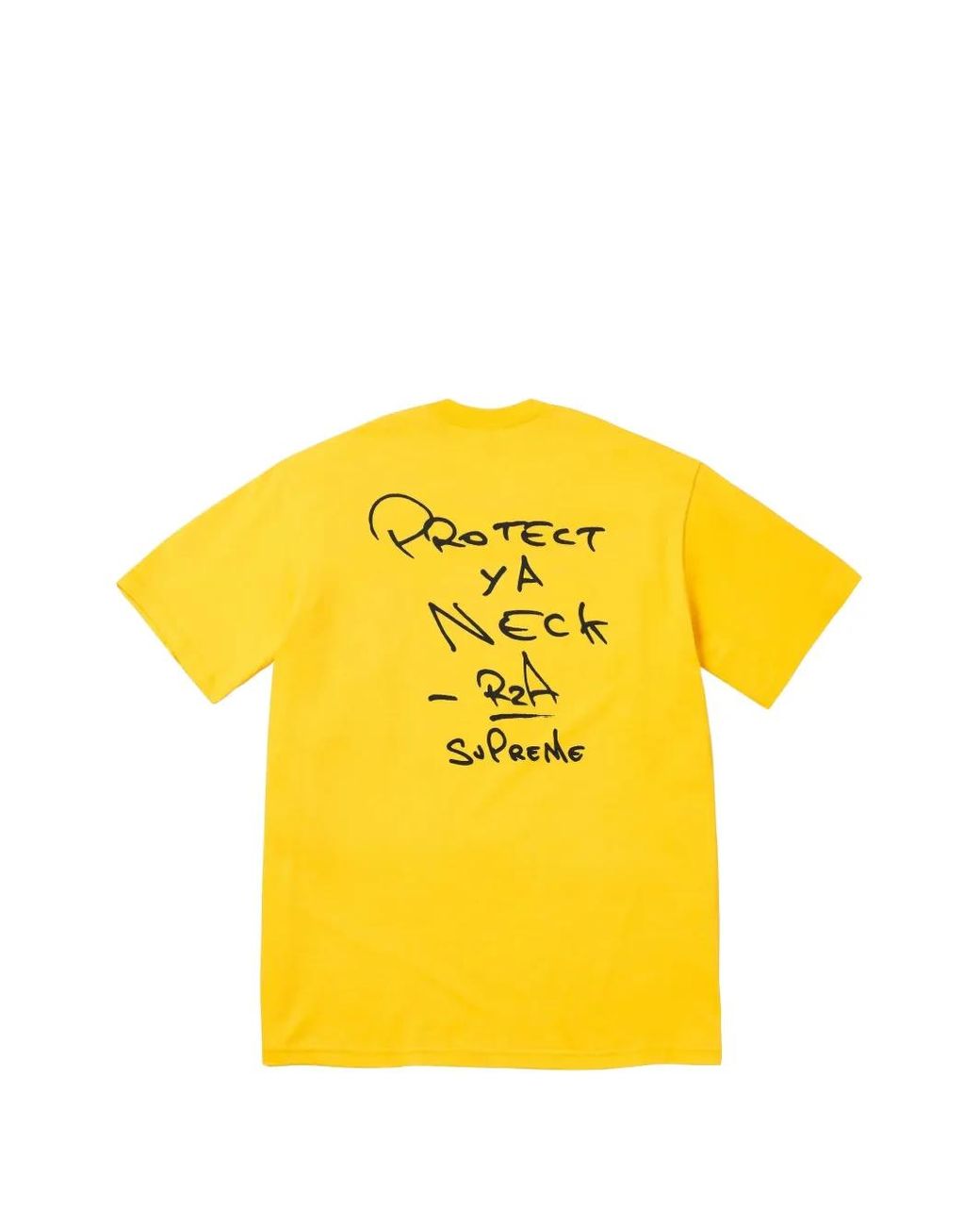 Supreme X Wu-Tang Clan Rza Printed T-Shirt in Yellow for Men | Lyst