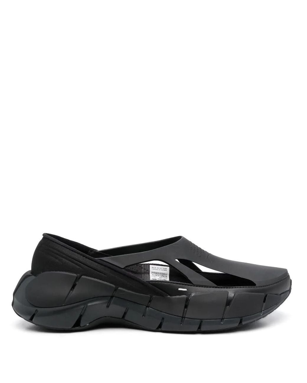 Maison Margiela Black X Reebok Croafer Slip-on Sneakers for men