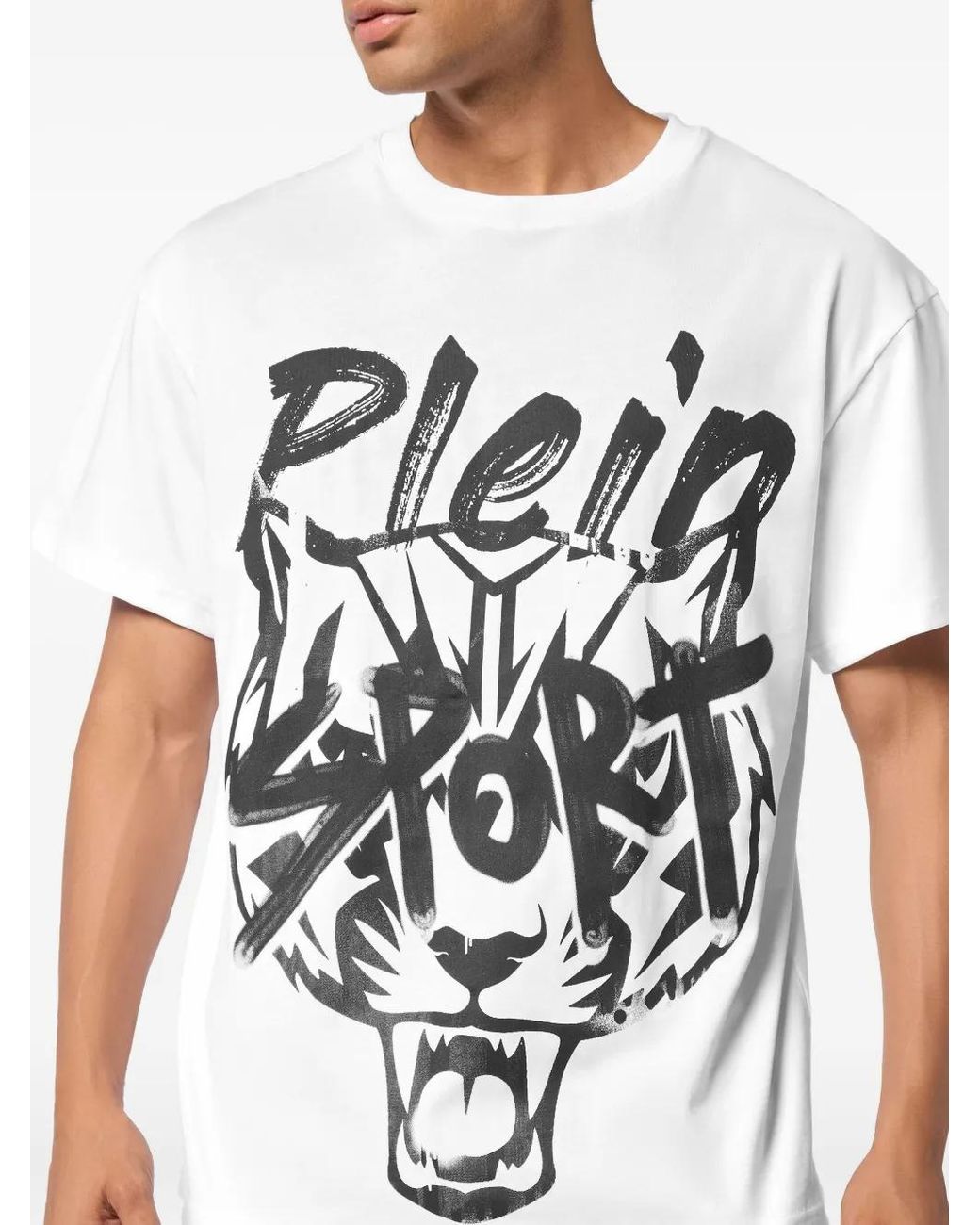 Philipp Plein White Round Neck T-Shirt for men
