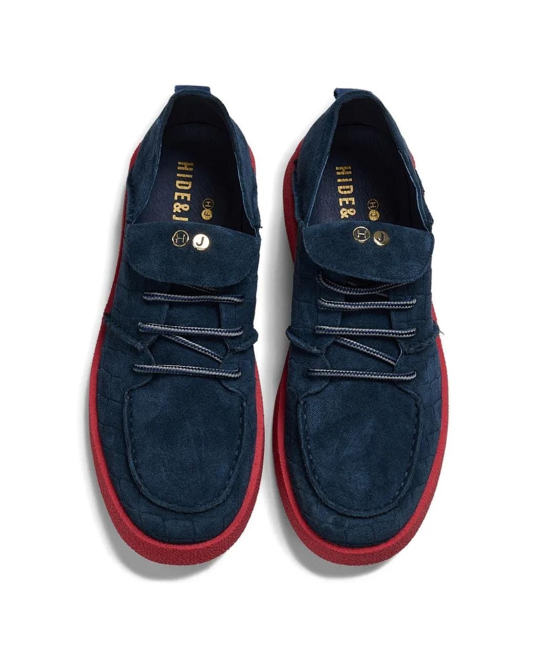 HIDE & JACK Blue Platform-Sneakers