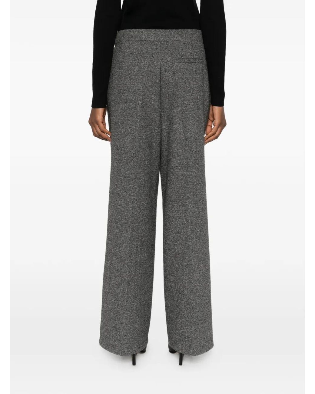 Marc O' Polo Gray Straight Trousers