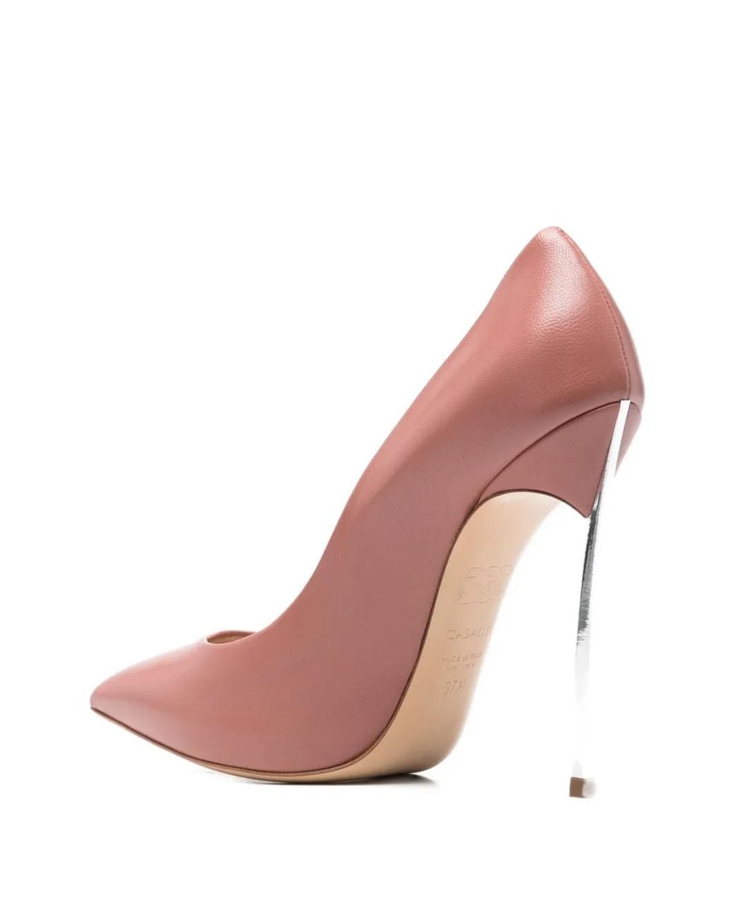 Casadei Pink Blade Pointed-Toe Pumps