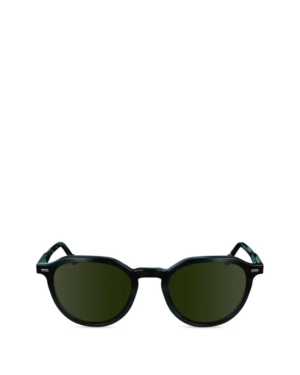 Zeiss Green Round-Frame Sunglasses