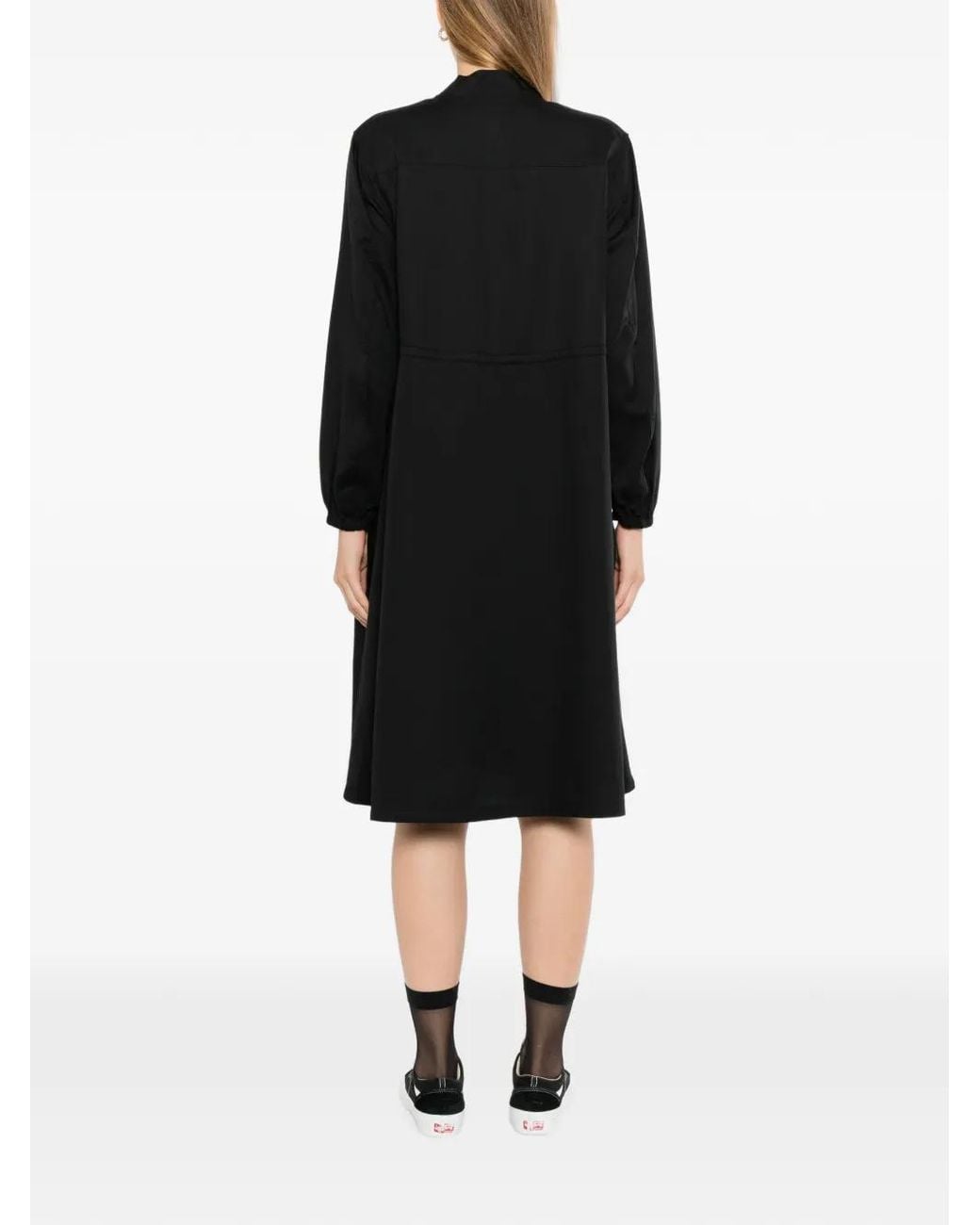 SPORT b. by agnès b. Black Logo-Embroidered Dress