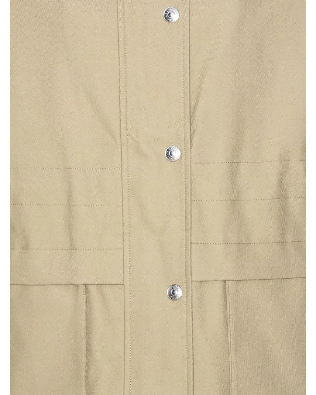 ROTATE BIRGER CHRISTENSEN Natural Drawstring Twill Jacket