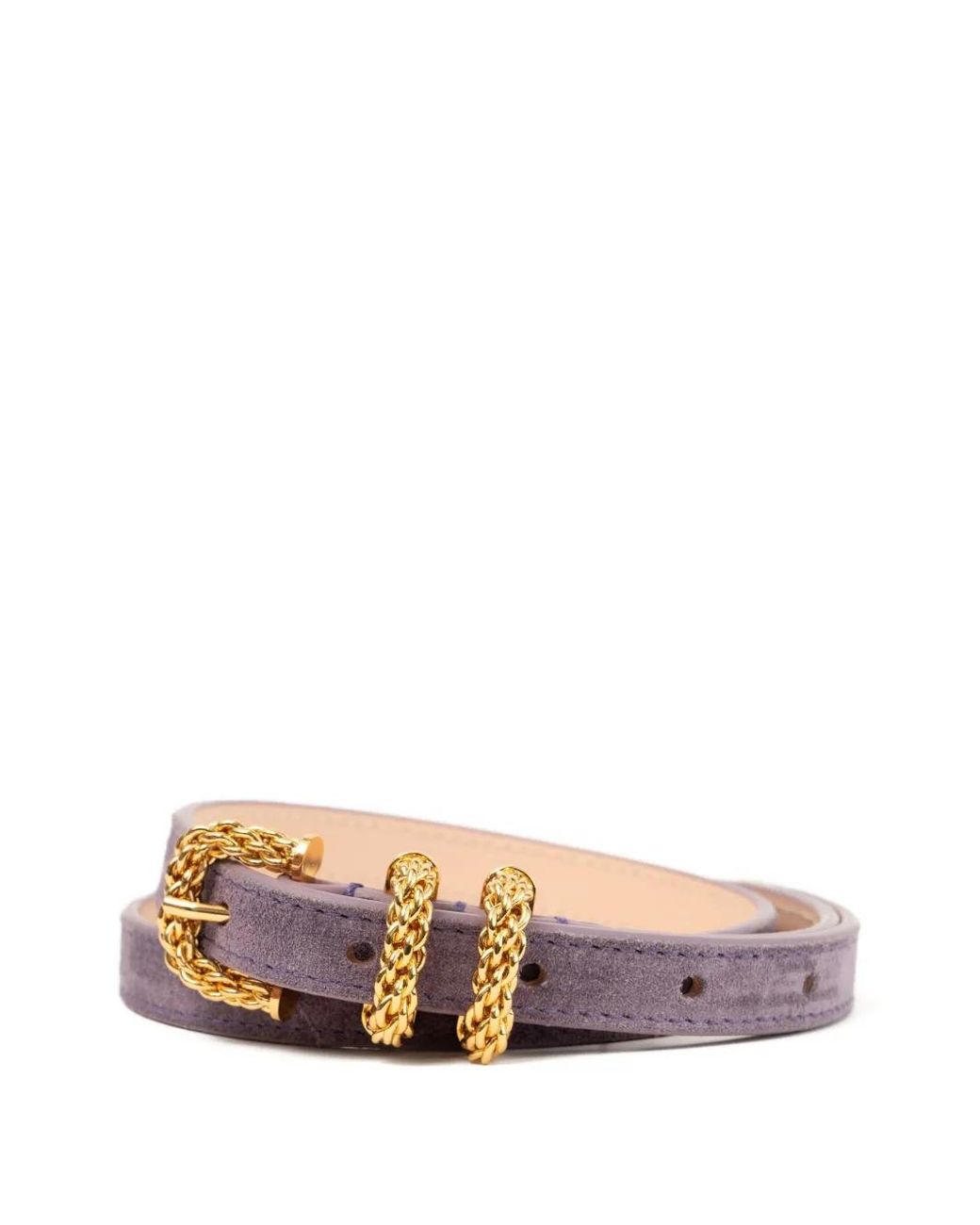 By Far Pink Kat Leather Belt