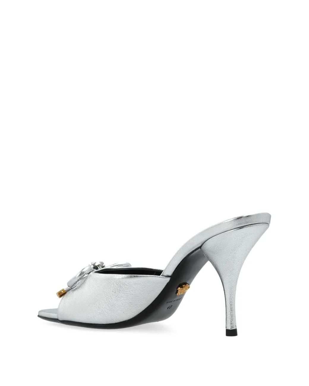 Versace White Opera Sandals