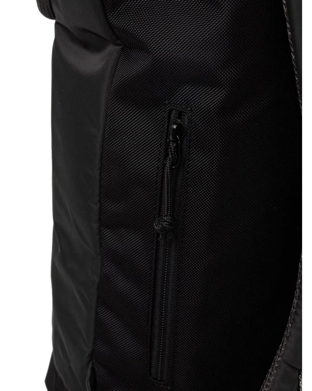 Doughnut Black Roll-Top Buckle-Fastening Backpack