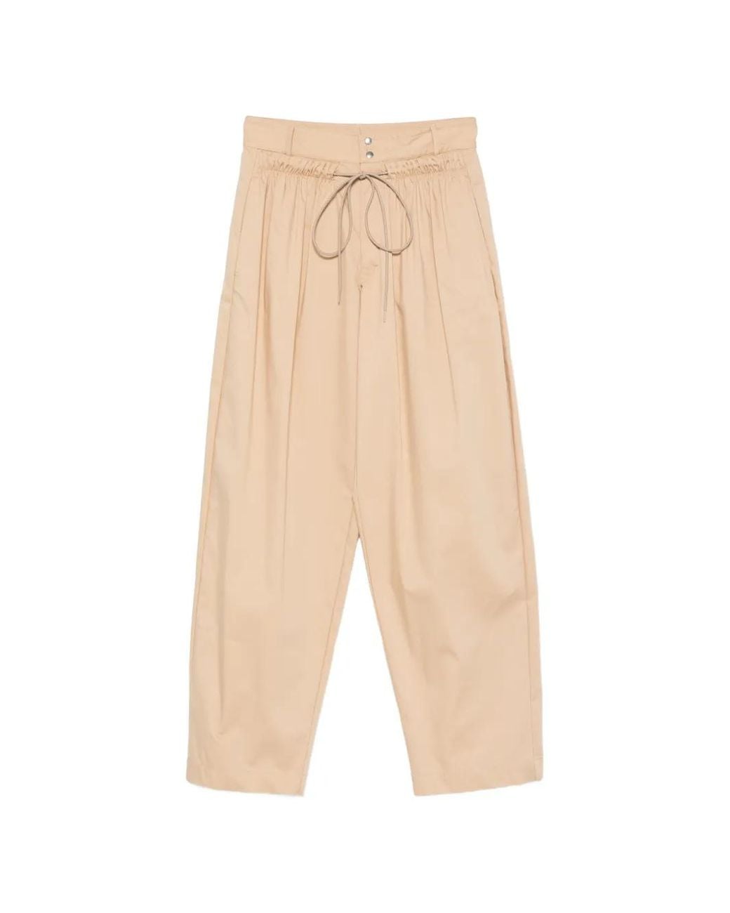 Aniye By White Drawstring Closure Trousers