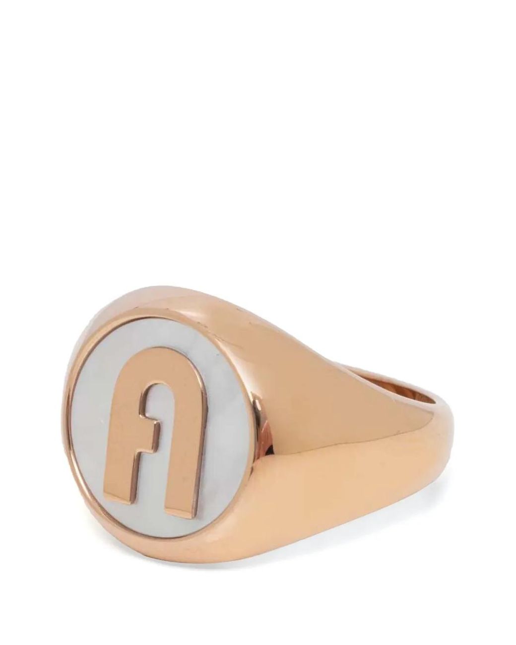 Furla Natural Ring Mit Logo