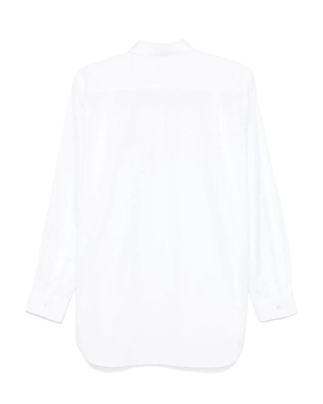 COMME DES GARÇONS PLAY White Shirt With Patch