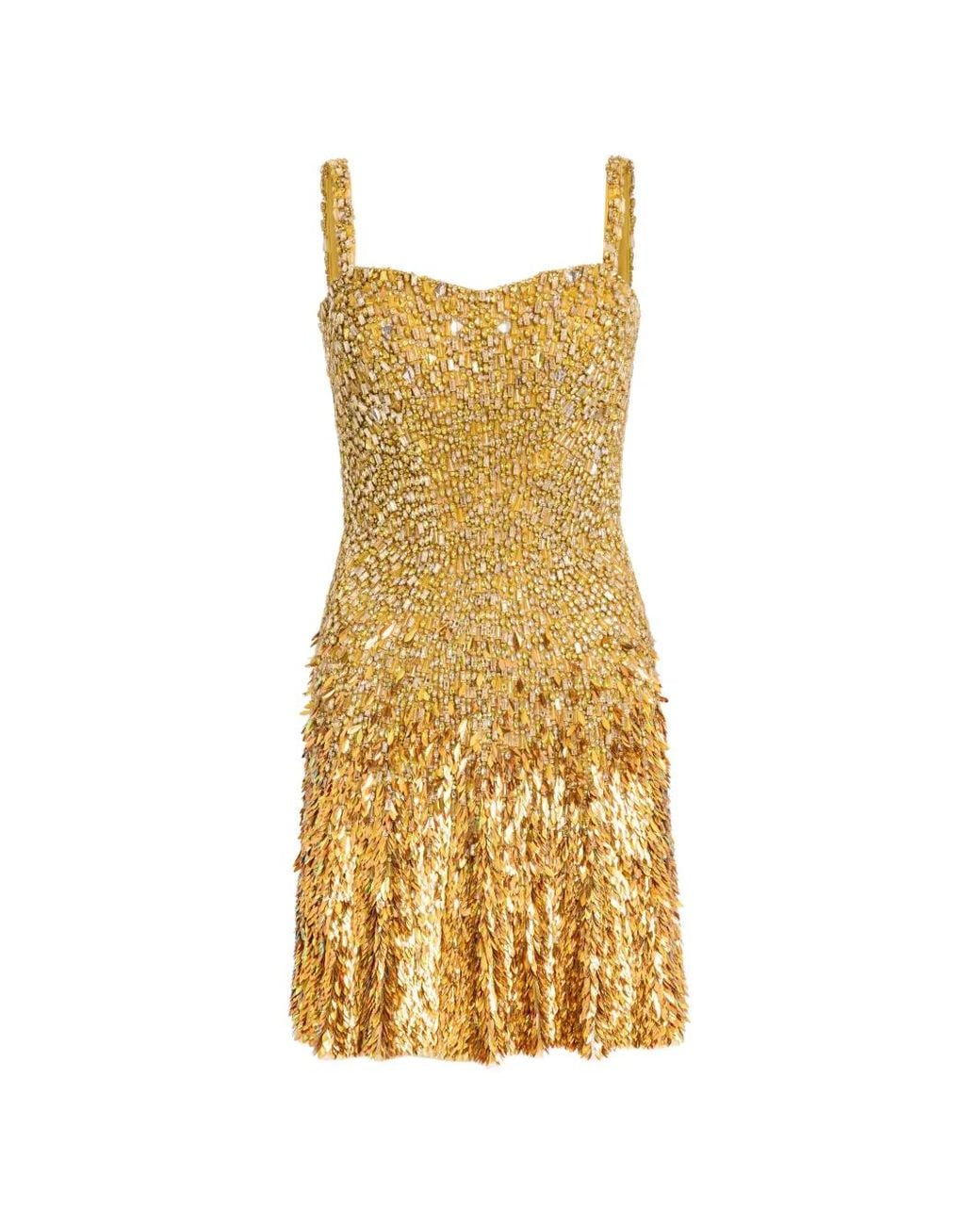 Jenny Packham Metallic Nima Dress