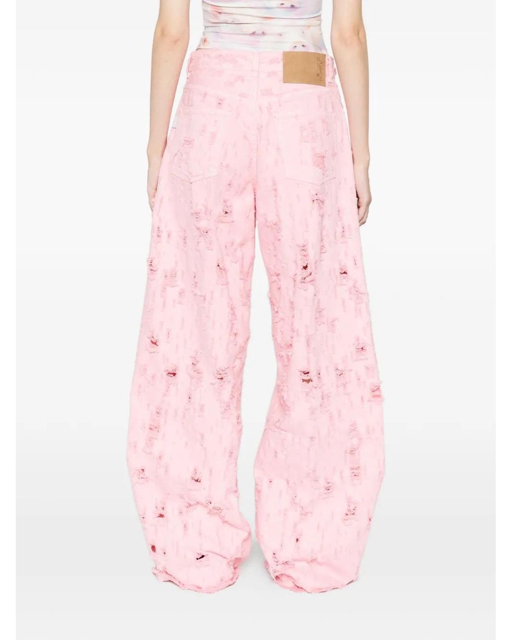Haikure Pink Bethany Bull Distressed Jeans