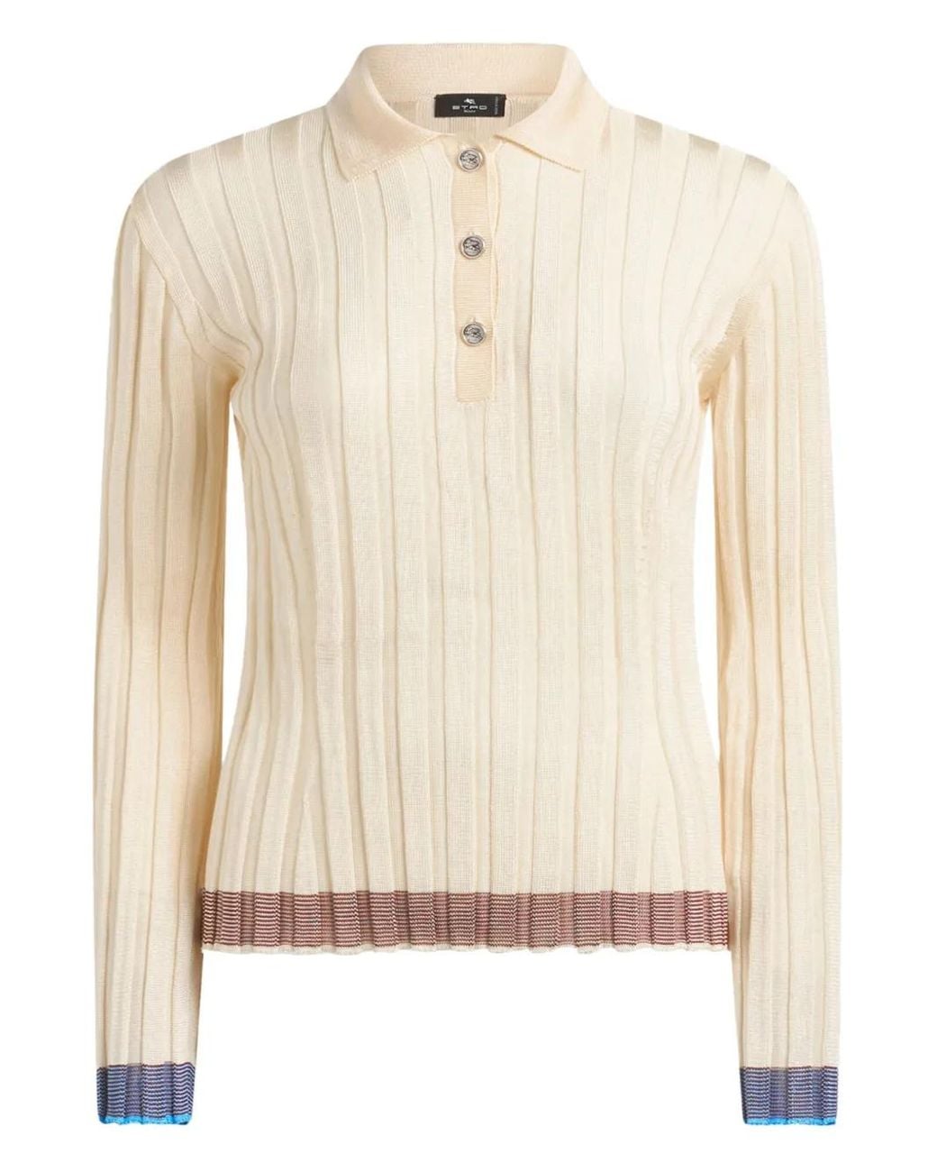 Polo De Canalé Etro de color Natural