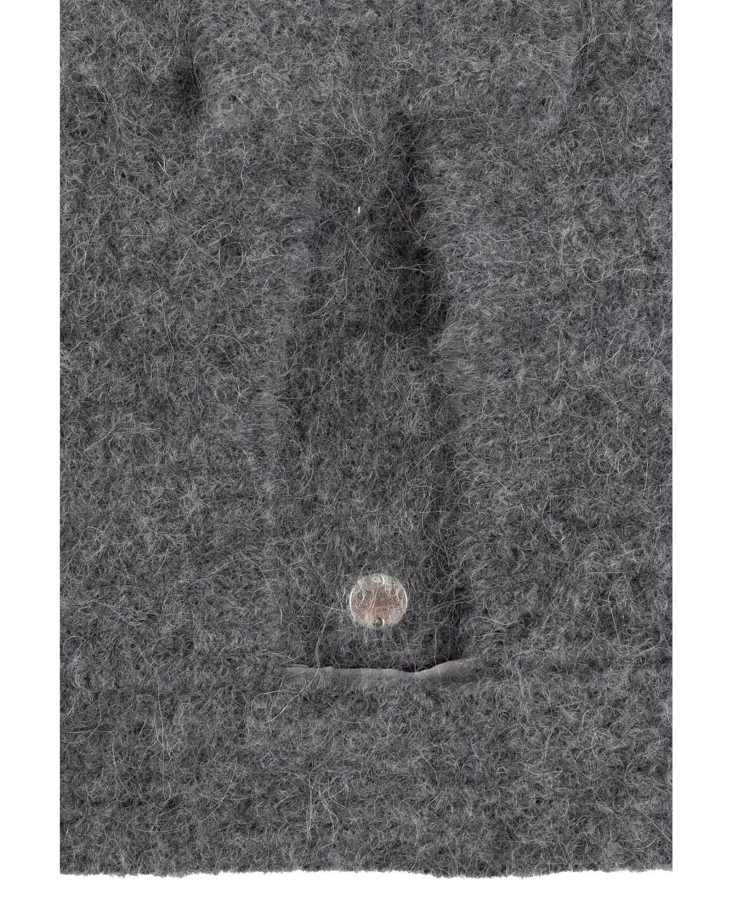 Coperni Gray Horn Beanie