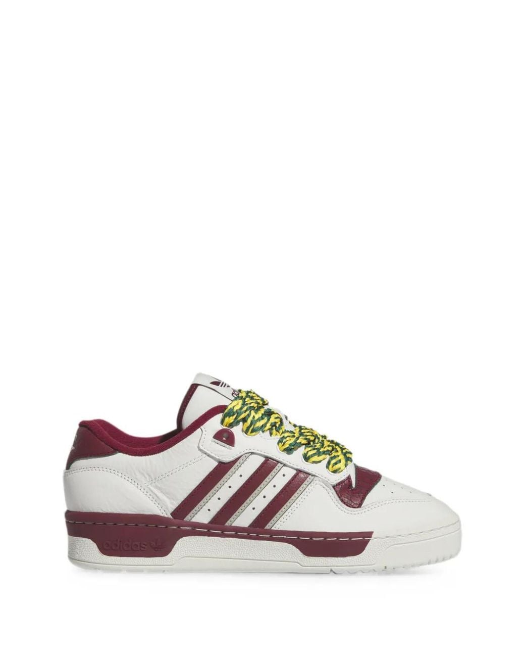 Adidas White X Trae Young Rivalry Low Sneakers for men