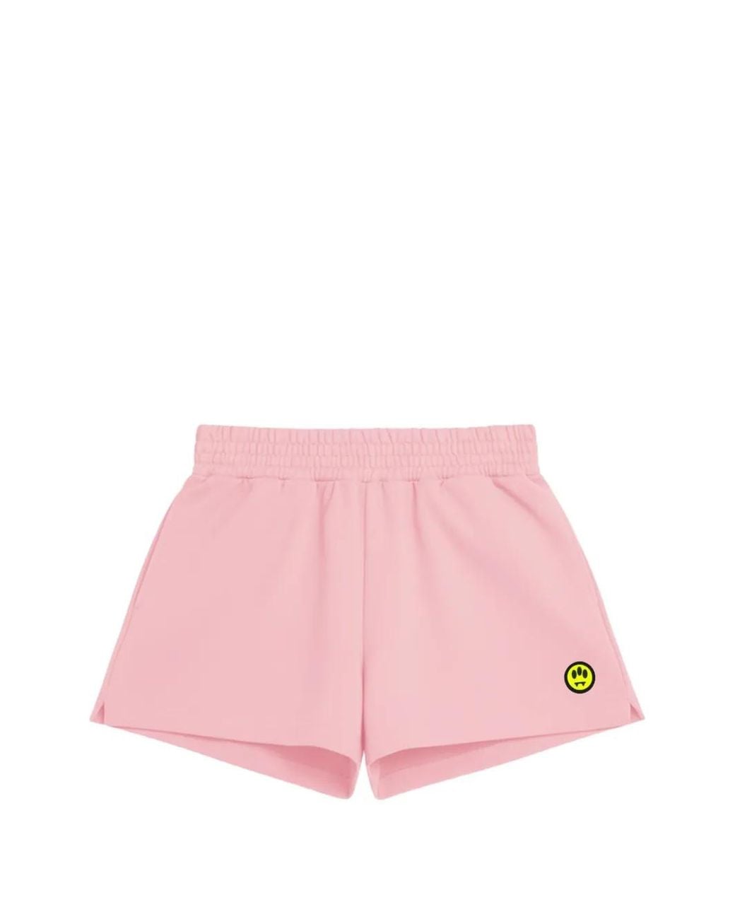 Barrow Pink Elasticated Smiley Shorts