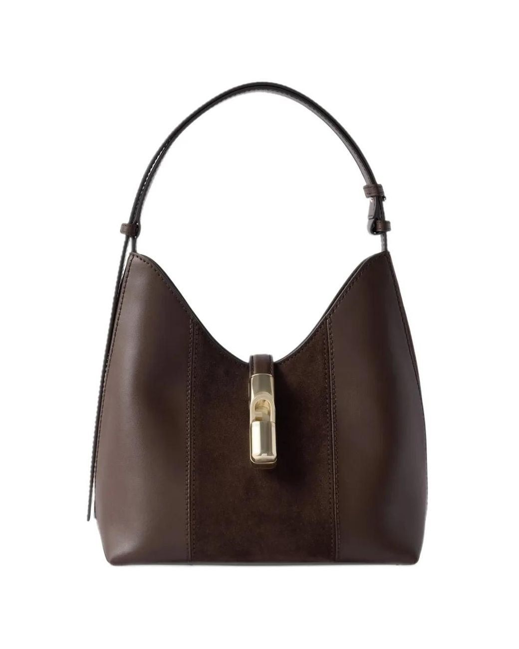 Furla Black Goccia Shoulder Bag S