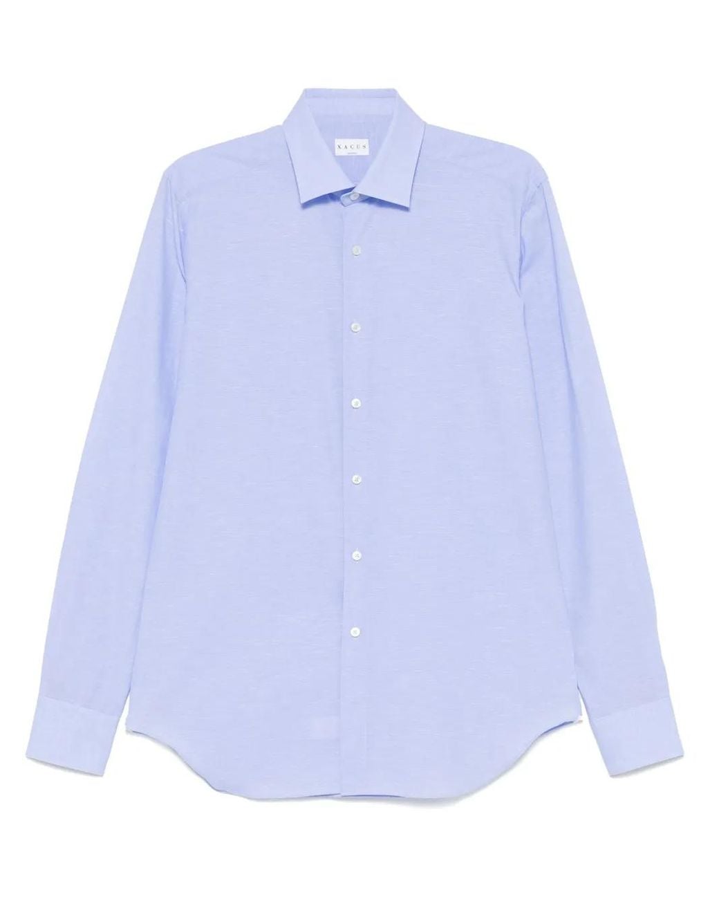 Xacus Slim-Fit Overhemd in het Blue voor heren