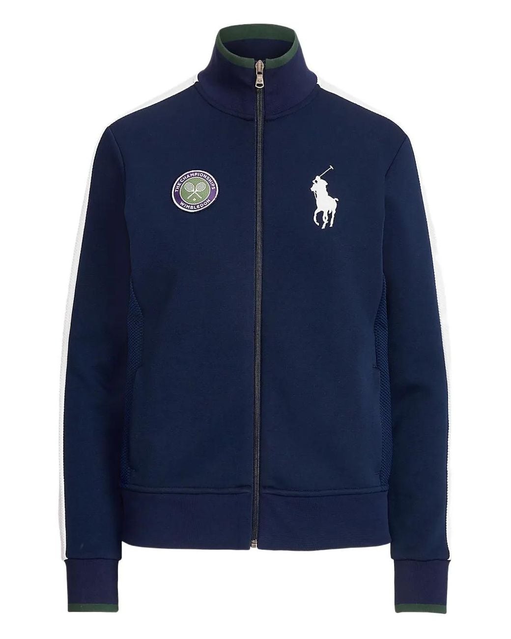 Polo Ralph Lauren Blue Wimbledon Ballperson Zip-Up Track Jacket