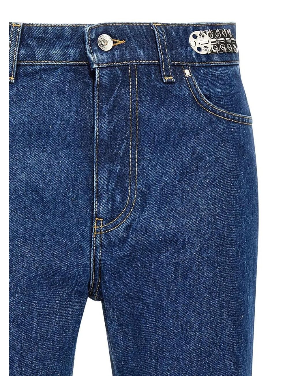 Rabanne Blue Floppy Jeans