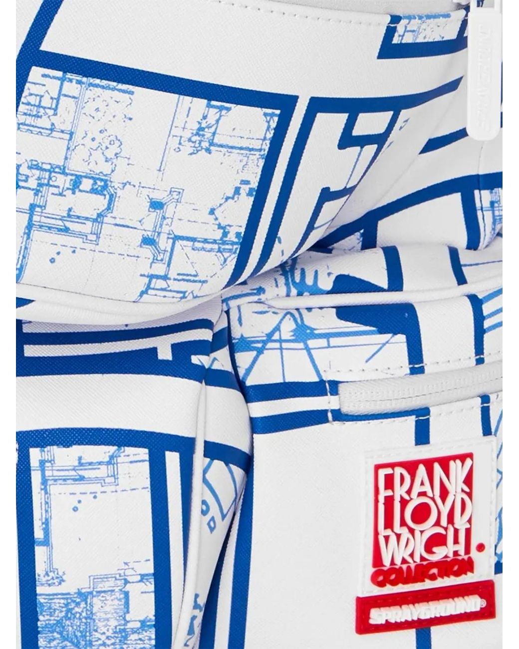 Sprayground Blue X Frank Lloyd Wright-2 Backpack for men
