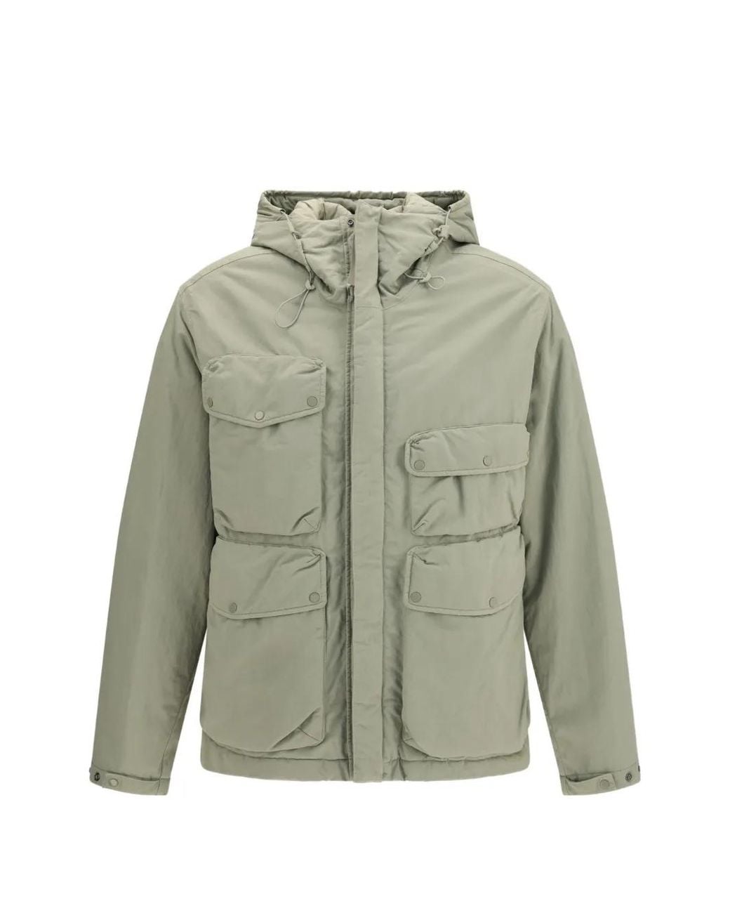 C P Company Green T-Flatt Padded Goggle Jacket for men