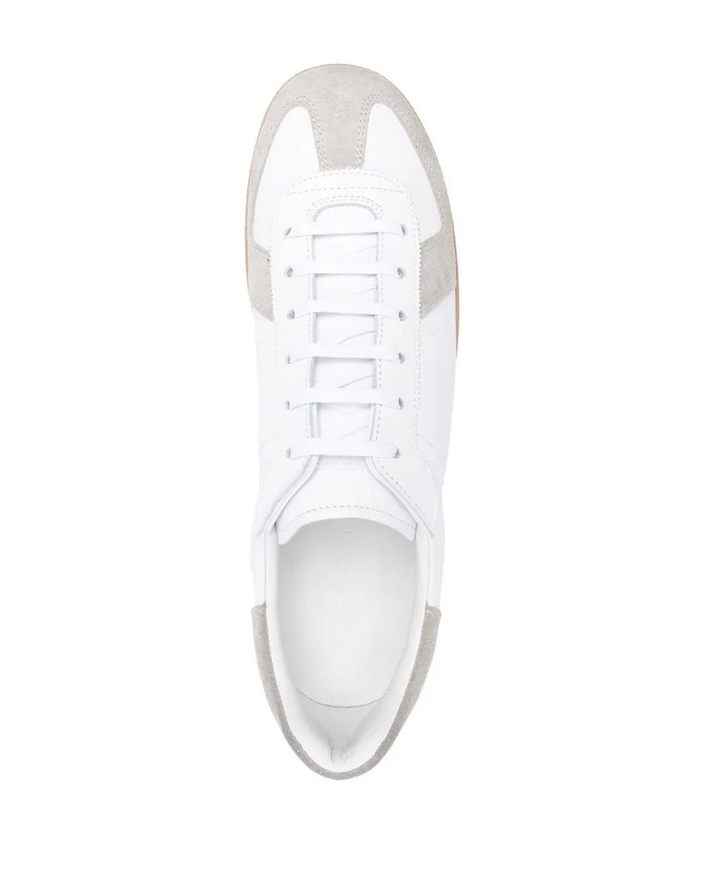 Scarosso White Hans Leather Sneakers for men