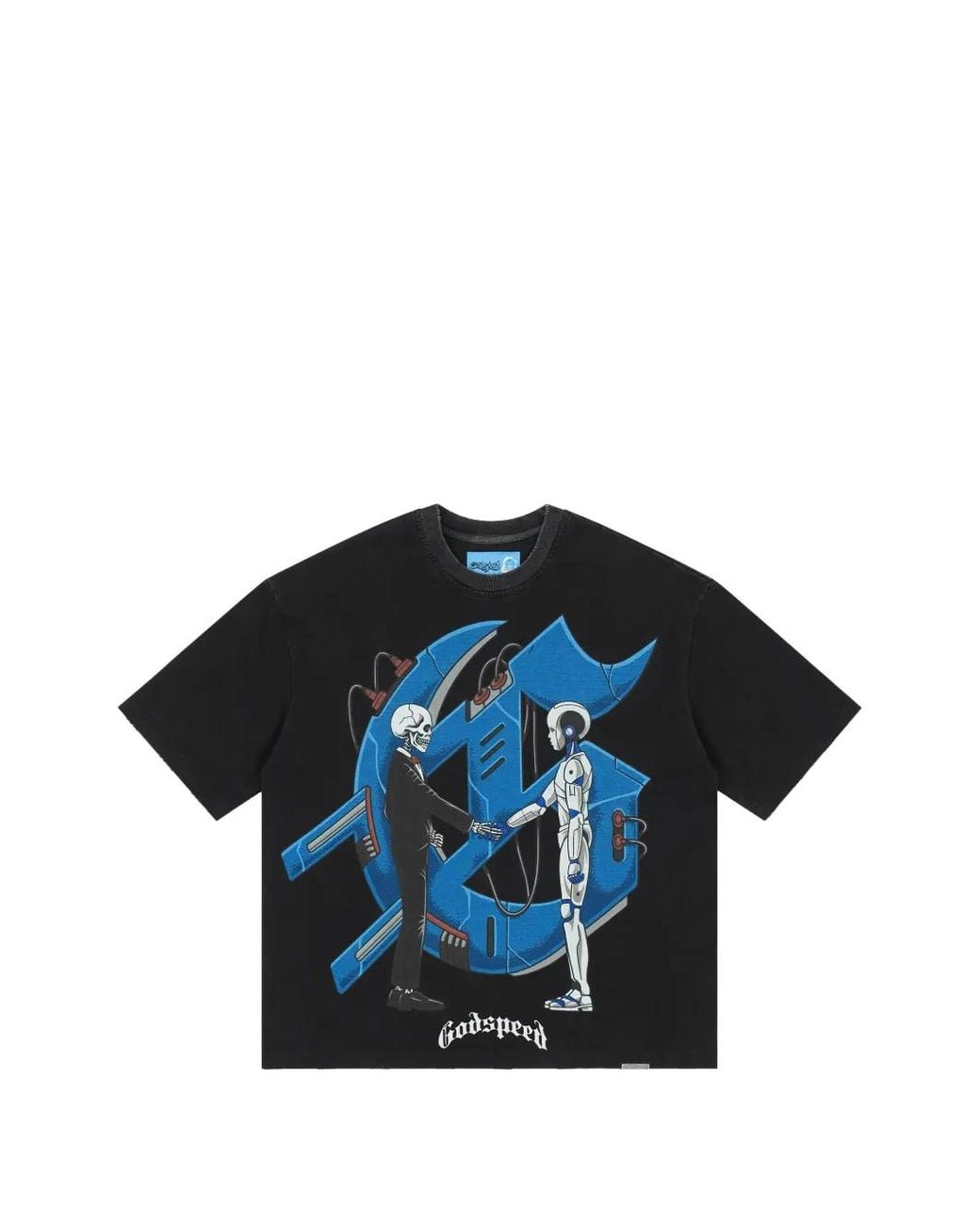 Godspeed Blue Pact Graphic-Print T-Shirt for men