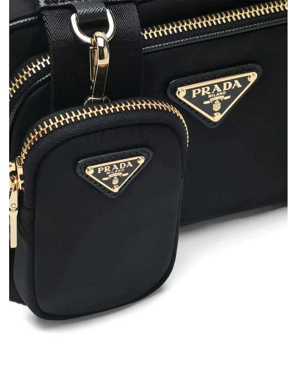 Prada Black Re-Nylon Shoulder Bag