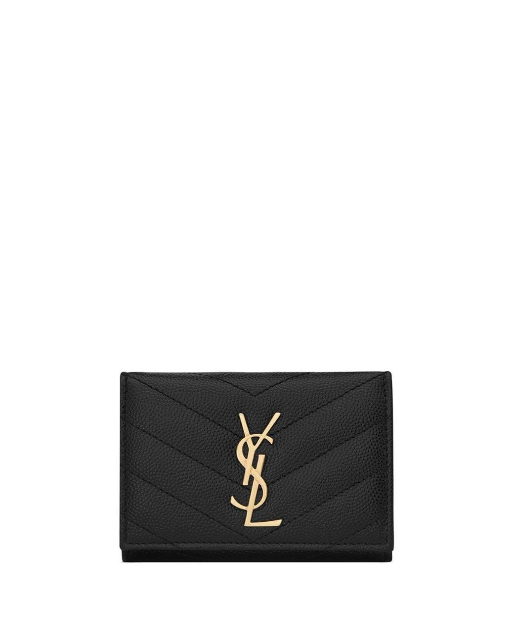 Saint Laurent Logo Plaque Cardholder - Farfetch