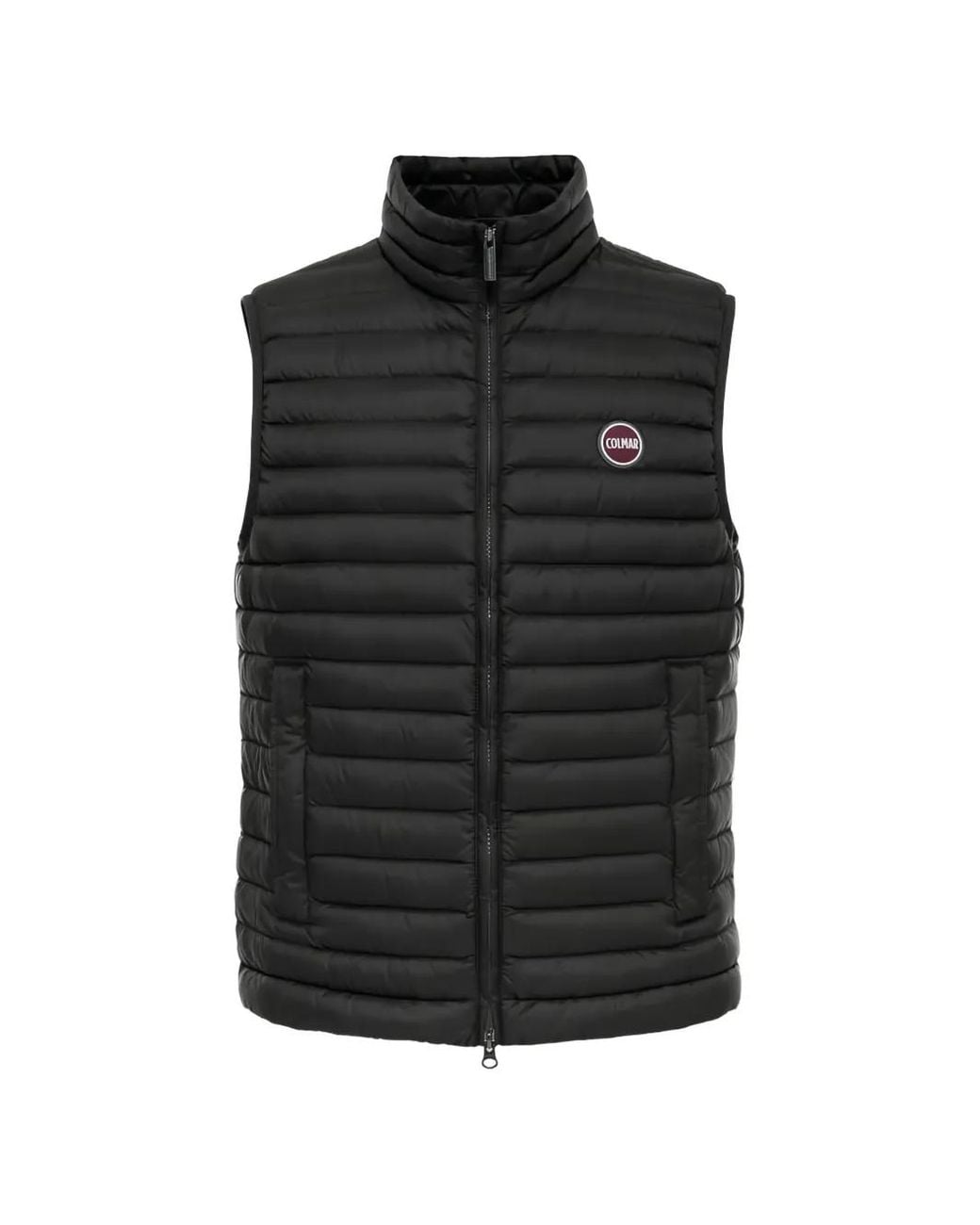 Colmar Black Quilted Zip-Up Gilet for men