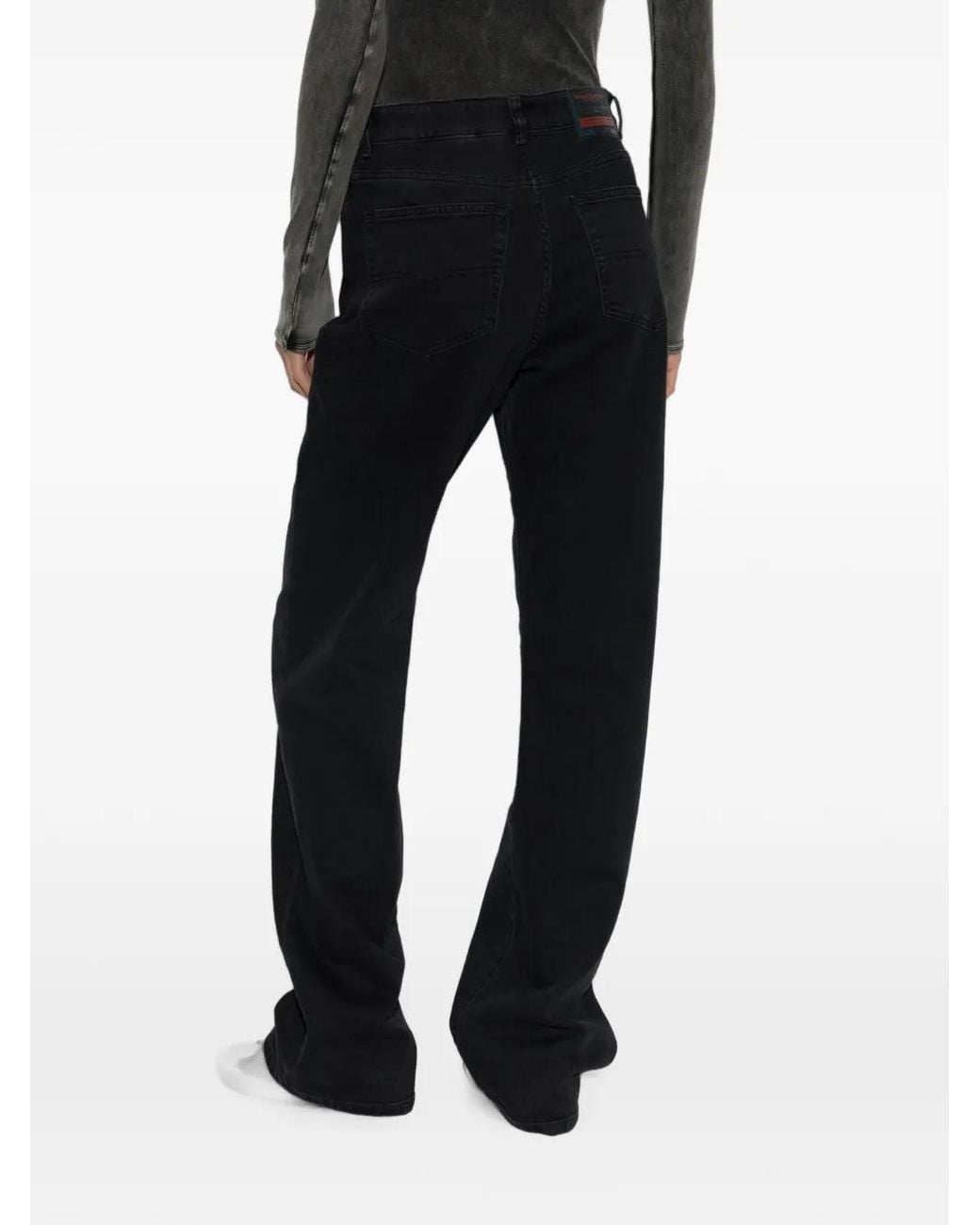 DIESEL Black 1971 D-Sent Straight-Leg Jeans