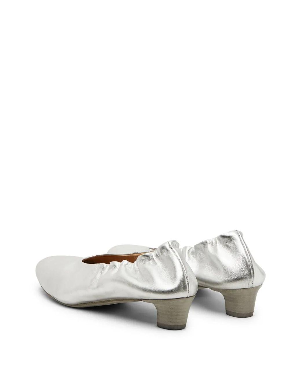Marsèll White Scia Leather Pumps