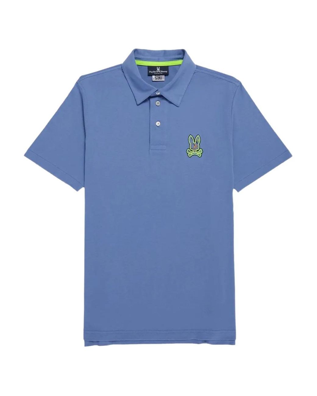 Psycho Bunny Blue Waverly Polo Shirt for men