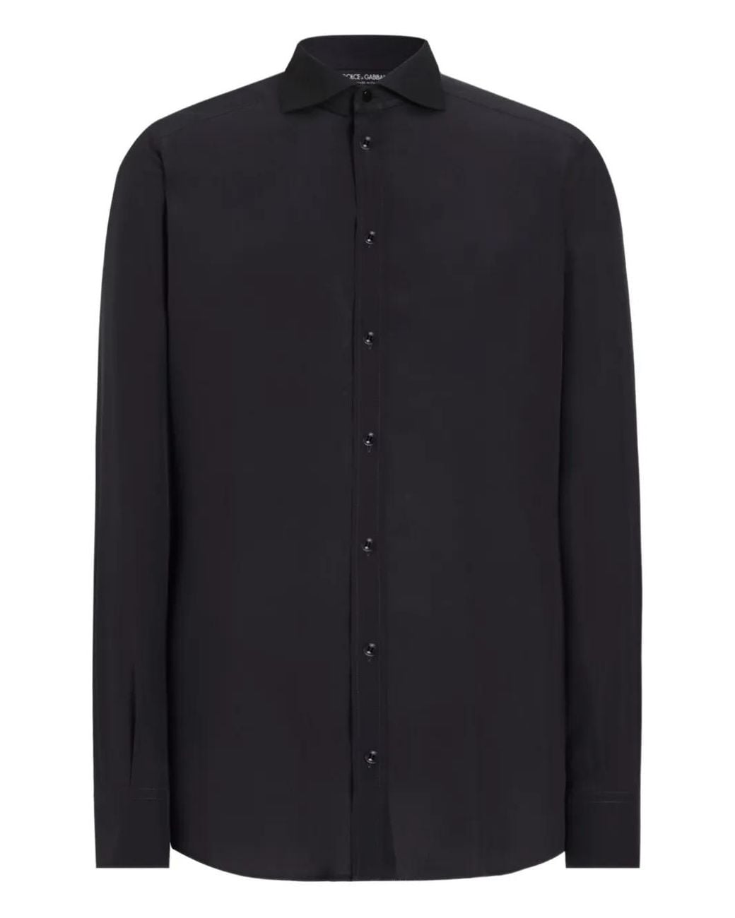 Dolce & Gabbana Blue Poplin Martini Shirt for men