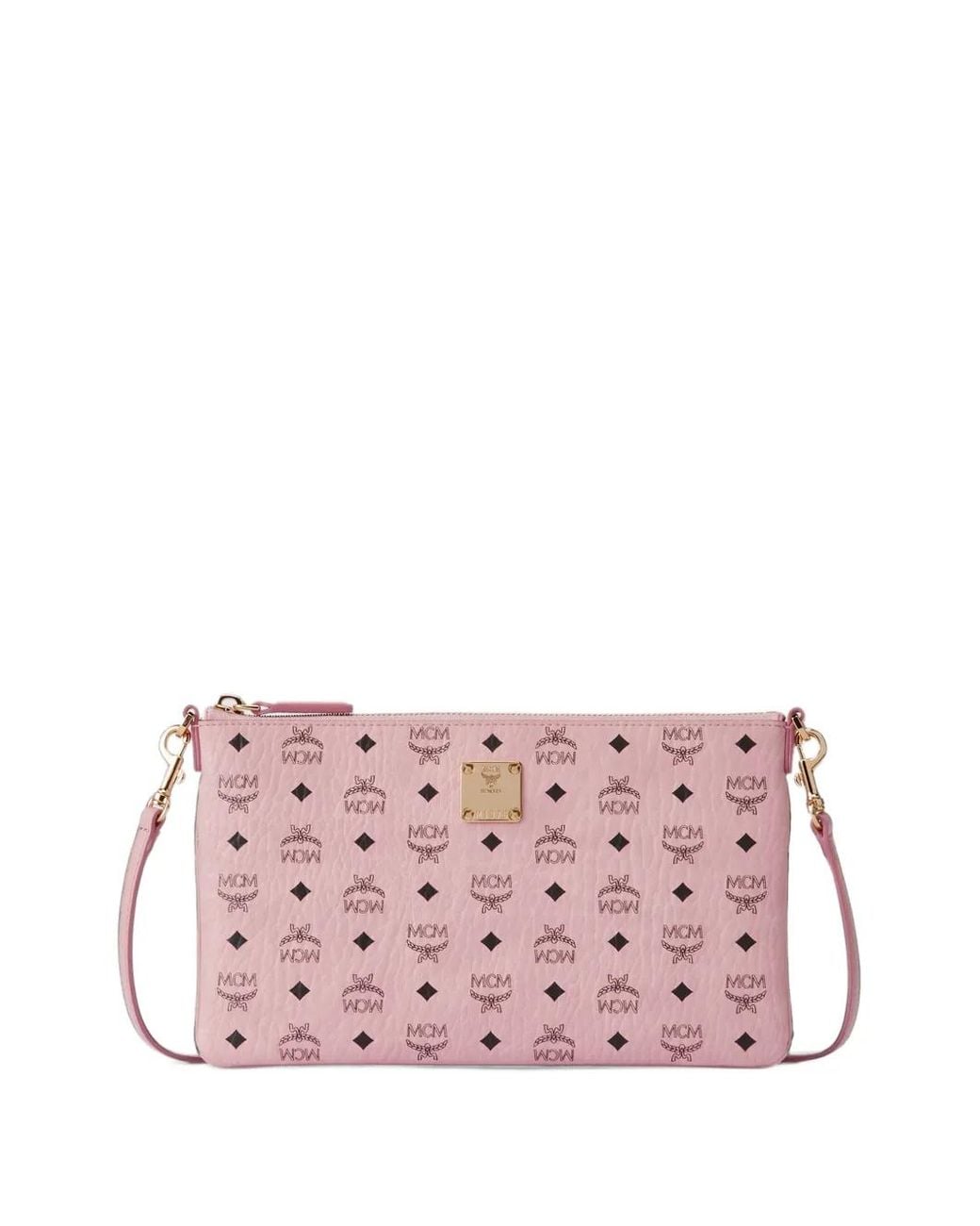 MCM Pink Aren Crossbody Pouch