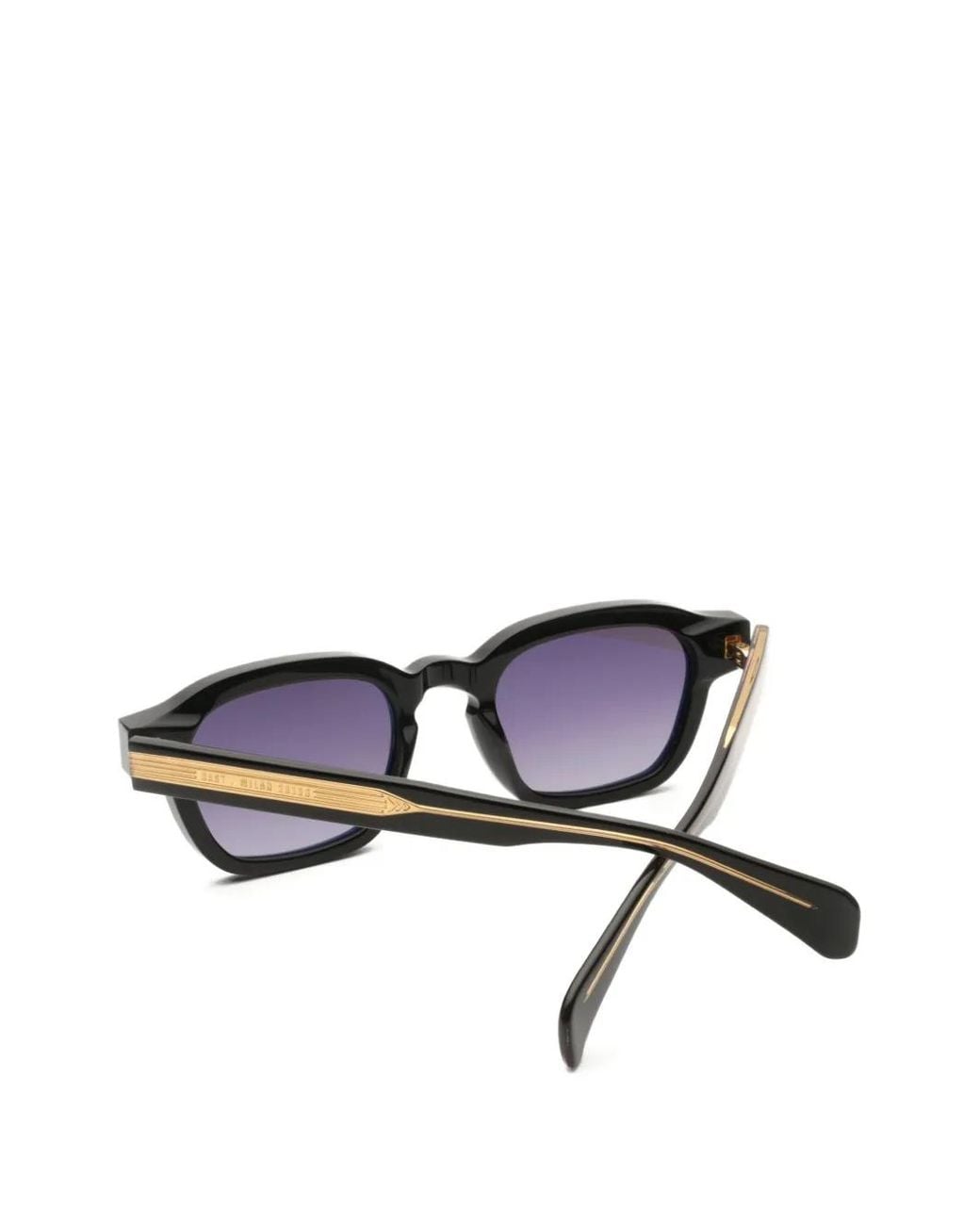 Gast Black Aria Geometric-Frame Sunglasses