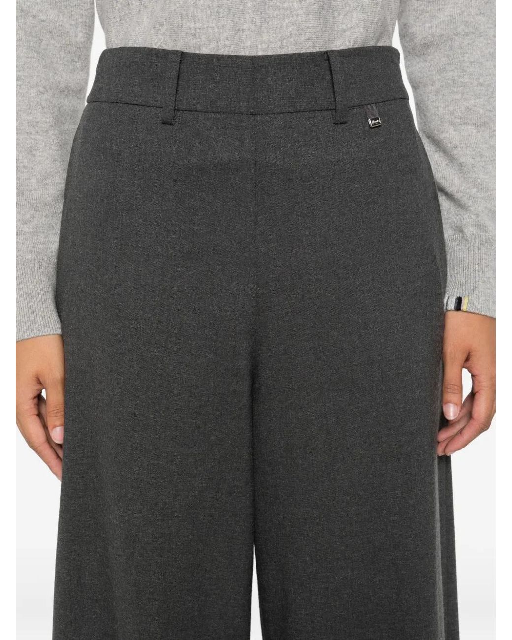 Wide Trousers Herno de color Gray