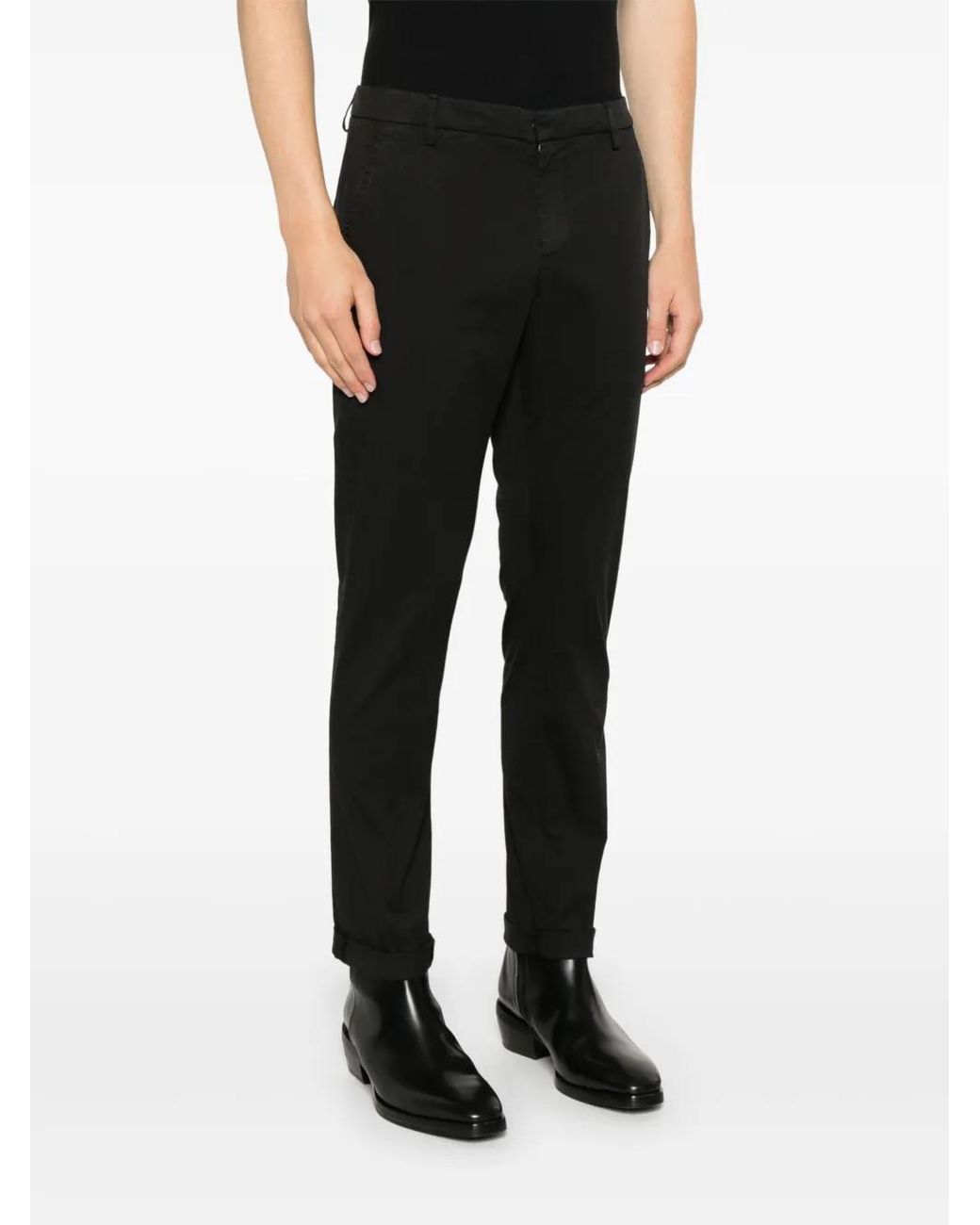 Dondup Black Gaubert Chinos for men