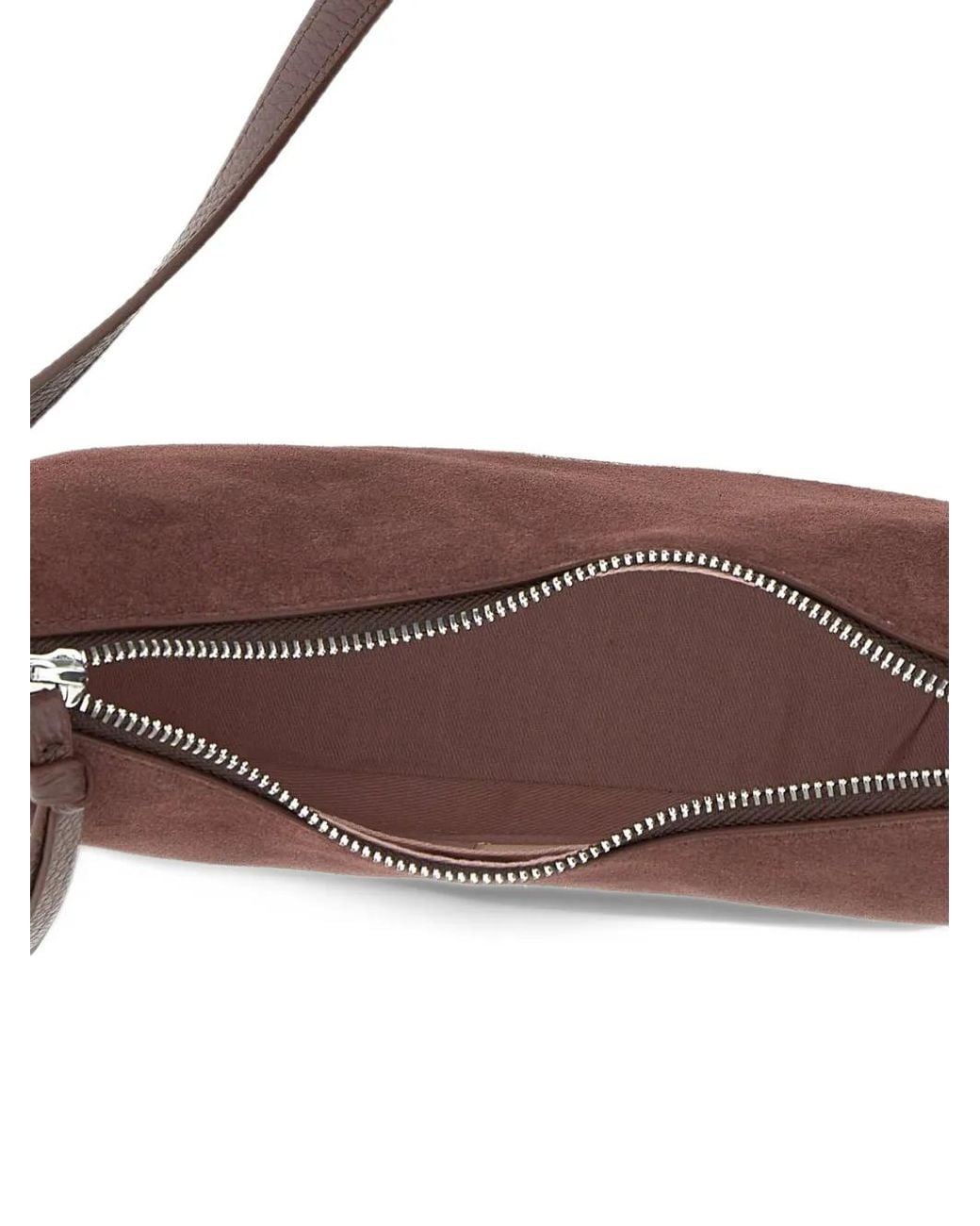 Coccinelle Brown Fujiko Suede Shoulder Bag